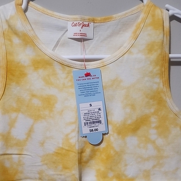 Cat & jack Camisa para niño talla S girls color amarillo - Picture 2 of 2